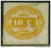 Italie Taxe N° 1a Oblitéré - Cote 160 Euros - Prix De Départ 30 Euros - Postage Due