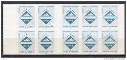 Andorre Carnet N° 7 (timbre N° 485) Xx - Cote 22 Euros - Prix De Départ 7 Euros - Carnets