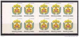 Andorre Carnet N° 8 (timbre N° 502) Xx - Cote 22 Euros - Prix De Départ 7 Euros - Markenheftchen