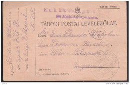 Hongrie - Tabori Postai Levelezolap - R.U.K. Infanterisregiment 9 Feldkompagnie Sopron Keres Tur A - Storia Postale