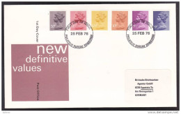 Grande Bretagne FDC 1976 - 1971-1980 Decimal Issues