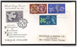 Grande Bretagne FDC 1961 - 1952-1971 Dezimalausgaben (Vorläufer)