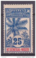 Haut Sénégal Et Niger - Yvert N° 8 X (hinged - Petite Rousseur) - Cote 23 Euros - Prix De Départ 7 Euros - Unused Stamps