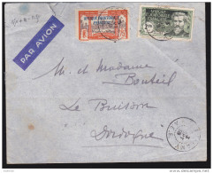 A.E.F. Gabon - Jolie Lettre N° 52 Et 101 - Fort Lamy 1938 - Lettres & Documents