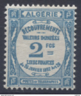 Algérie - Yvert Taxe N° 20 Neuf Sur 1ere Charnière (MH) - Cote 25 Euros - Prix De Départ 5 Euros - Timbres-taxe