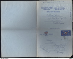 Tchad - Aérogramme Lugbrief Air Letter Pour La Suisse - 28/03/1965 - Covers & Documents