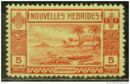 Nouvelles Hébrides N° 110 X - Cote 38 Euros - Prix De Départ 12,5 Euros - Usati