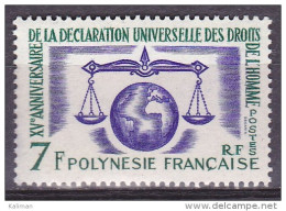 Polynésie Yvert N° 25 Xx (MNH) - Cote 15.70 Euros - Prix De Départ 4.50 Euros - Neufs