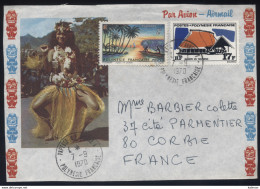 Polynésie - Devant De Lettre Obl. 07/09/1970 - Voir Numérisations - Lettres & Documents