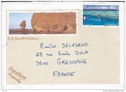 Nouvelle Calédonie - Enveloppe - Yvert P.A. N° 338 Obl. 1997 - Cartas & Documentos
