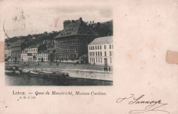 BELGIQUE - Liege - Quai De Maestricht Maison Curtius - Carte Postale Ancienne - Liege