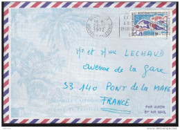 Nouvelle Calédonie - Sur Enveloppe N° 376 Obl. 1972 - Storia Postale