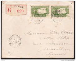 Sénégal - Lettre Dallay PA Paire N° 4 Obl. 1939 - Airmail