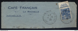 France - Bande Publicitaire N° 257 Oblitéré Sur Fragment - Storia Postale