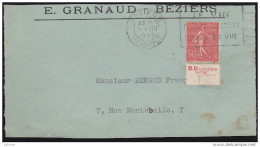 France - Bande Publicitaire N° 199 Oblitéré Sur Fragment - Storia Postale