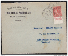 France - Bande Publicitaire N° 199 Oblitéré Sur Fragment - Covers & Documents