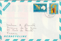 LETTRE Pub Médicale - Hexacycline - Japon (23/11/1966) - Farmacia