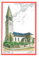 GUIDEL - Église - Illustrateur Ducourtioux - Guidel