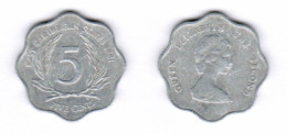 EAST CARIBBEAN STATES  5 CENTS 1981 (KM # 12) #7180 - East Caribbean States