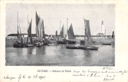 BELGIQUE - OSTENDE - Bateaux De Pêche - Carte Postale Ancienne - Oostende