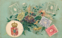 TIMBRES Avec BLASON  ESPAGNE - Stamps (pictures)