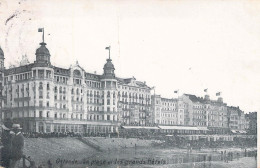 BELGIQUE - OSTENDE - La Plage Et Les Grands Hôtels - Carte Postale Ancienne - Oostende