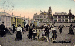 BELGIQUE - OSTENDE - Vue Sur La Plage - Enfants - Carte Postale Ancienne - Oostende