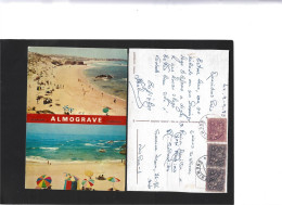 Postal Praia De Almograve, Odemira. Cercal Do Alentejo. Stamps Cavalo. Horse. Pferd. Cheval. Reitsport. Equestrianism. - Storia Postale