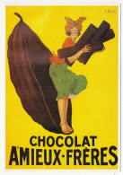 CPM - Reproduction D'affiche Publicitaire : Chocolat Amieux Frères - Advertising
