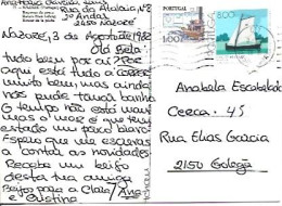 Portugal &  Marcofilia,Nazaré, Return Of Fishing, Golega 1982 (71) - Lettres & Documents