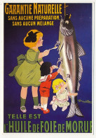 CPM - Reproduction D'affiche Publicitaire : Huile De Foie De Morue - Drivin, Vers 1920 - Publicité