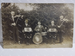 Germany Musical Band Group With Accordion And Violins. Gustav Gehder Photographer WOLFEN (Bitterfeld) - Bitterfeld