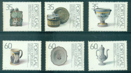 Portugal 1991 Portuguese Faience 17th Century Complete Series Michel 1848-1853 MNH - Nuevos