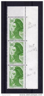 PRIX FIXE :  N° 2424 TPG Dans Un Bloc De 3 Neuf ** CDF  ( 26,6 Mm Au Lieu De 26 ) - Unused Stamps