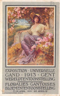 BELGIQUE - GAND - Affiche Floralies Gantoises 1913 - Carte Postale Ancienne - Gent