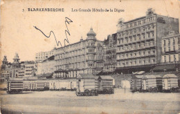 BELGIQUE - BLANKENBERGHE - Les Grands Hôtels De La Digue - Carte Postale Ancienne - Blankenberge