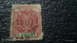 GUNEY AFRİKA CUMHURİYETİ--18957       1P          USED - Nieuwe Republiek (1886-1887)