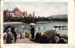 SUISSE - Zurich - Rothes Schloss Am Alpenquai - Carte Postale Ancienne - Zürich