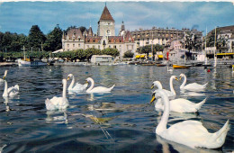 SUISSE - Ouchy-Lausanne - Le Port Et Le Château - Carte Postale Ancienne - Autres & Non Classés