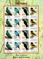 INDIA 2016 Mi 3009-3012 BIRDS MINT FULL SHEET ** - Blocs-feuillets