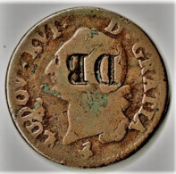 FRANCE / SURFRAPPE * DB * Sur 1 SOL LOUIS XVI / 1791 A - HERON - 1791-1792 Constitución 