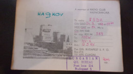 QSL RADIO AMATEUR  KAZINCBARCIKA  HUNGARIAN HONGRIE - Other & Unclassified