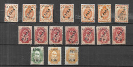 RUSSIE  1909 Bureaux Du Levant   LOT N*  MLH - Unused Stamps