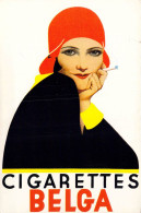 PUBLICITE - Cigarette Belga - Femme - Carte Postale Ancienne - Advertising