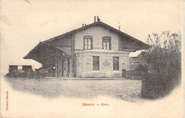 France - Mamers - Gare - Librairie Fleuriel - Carte Postale Ancienne - Mamers