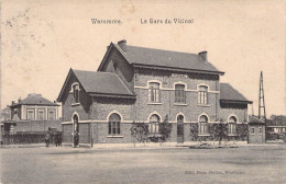 Belgique - Waremme - La Gare Du Vicinal - Edit. Fern. Jeanne - Oblitéré 1913 -  Carte Postale Ancienne - Waremme
