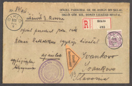 Romania - Siklo / Siclau, Registered Cover Year 1911. Traveled To Ivankovo Croatia - ...-1858 Préphilatélie