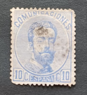 ESPANA SPAGNA 1872 AMEDEE I CAT YVERT N 120 - Usados