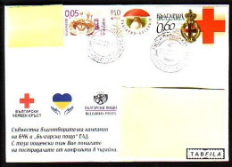 BULGARIA / BULGARIE - 2023 - Charitable Campaign Of The  Red Cross To Help Victims Of The War In Ukraine - Spec P.covert - Brieven En Documenten