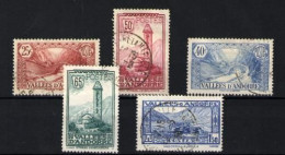 Andorra Francesa Nº 31,33,35/36 Y 40.  Año 1931 - Used Stamps